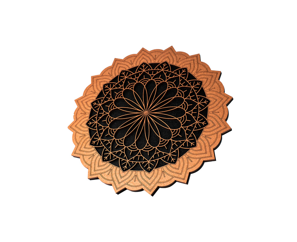 3D Sapiens Wooden Mandala Mat